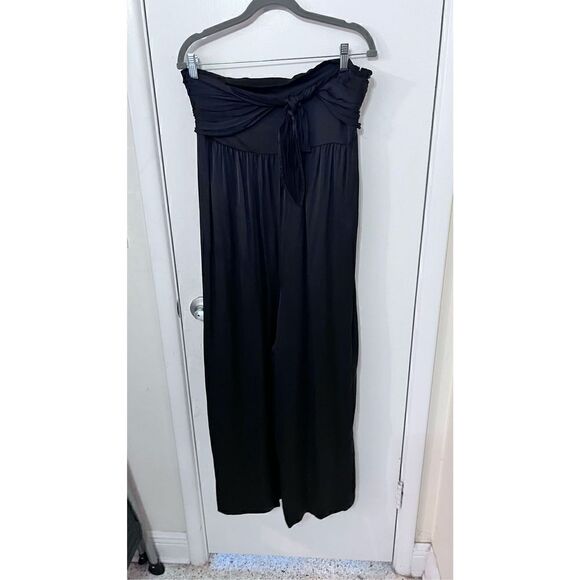 MADEWELL STRAPLESS KNOT CROPPED JUMPSUIT ROMPER WOMENS SIZE 12 - Picture 1 of 13